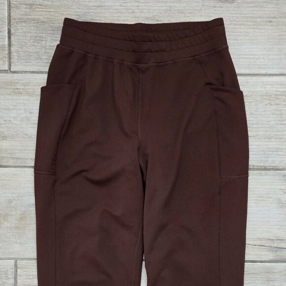 Fabletics On The Go Cold Weather Jogger Women's Chocolate Brown Gym Yoga XS - Picture 4 of 9